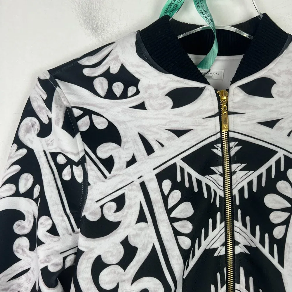 NWT Mistress Rocks Sugar High Cropped Bomber Jacket Size XS NEW - Picture 2 of 15